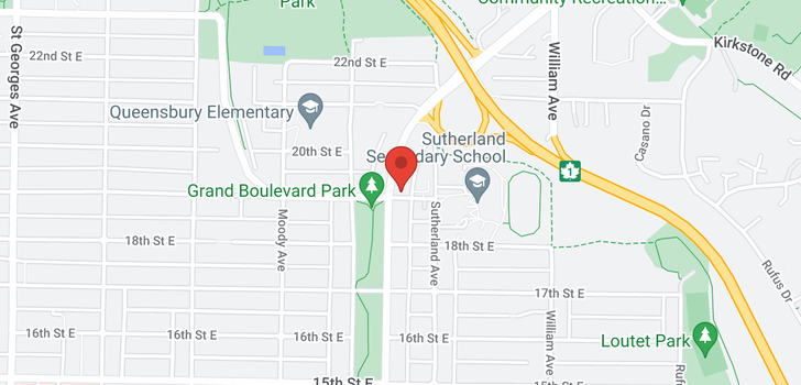 map of 616 E 19TH STREET